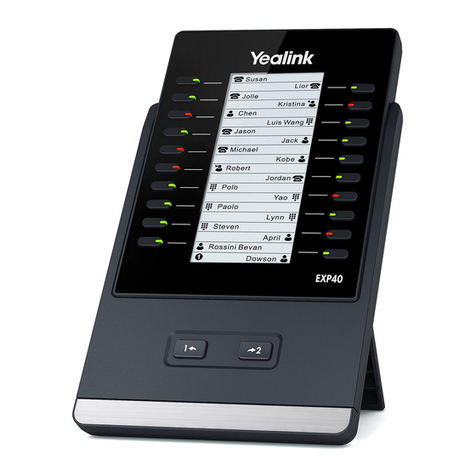 Yealink EXP40 User manual Yealink EXP40 User manual