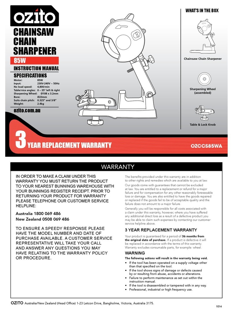 Ozito OZCCS85WA instruction manual