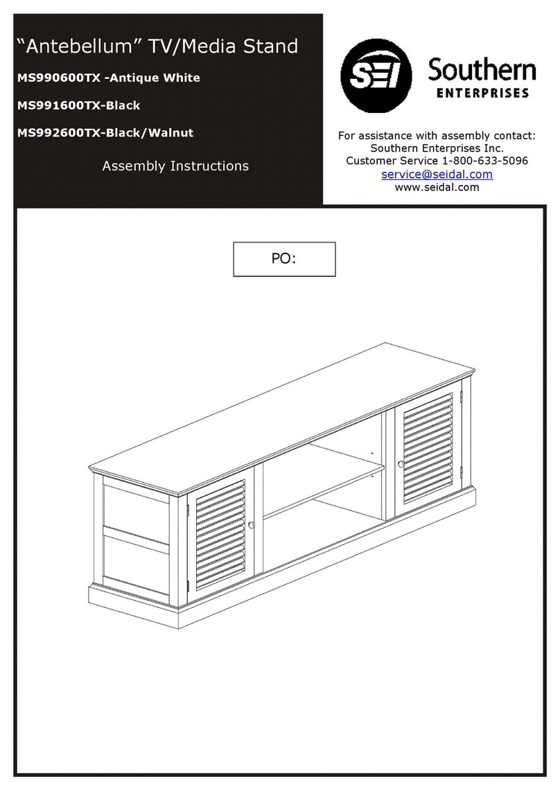Southern Enterprises MS990600TX Assembly instructions