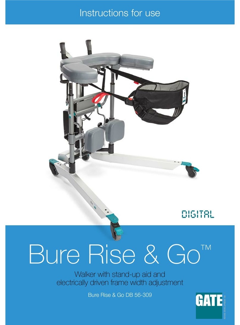 Gate Bure Rise & Go DB 56-309 User manual