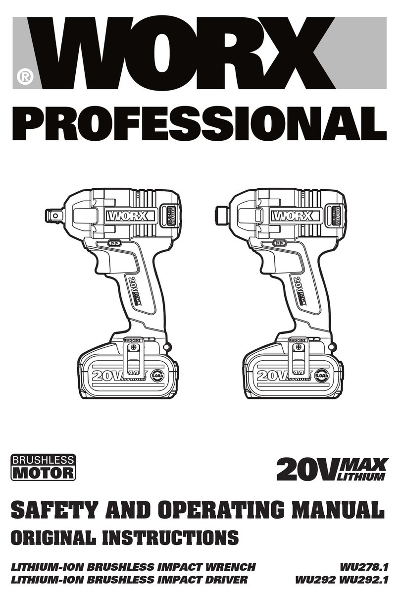 Worx WU278.1 User manual