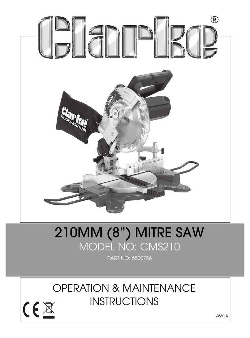 Clarke CMS210 Operation & maintenance instructions
