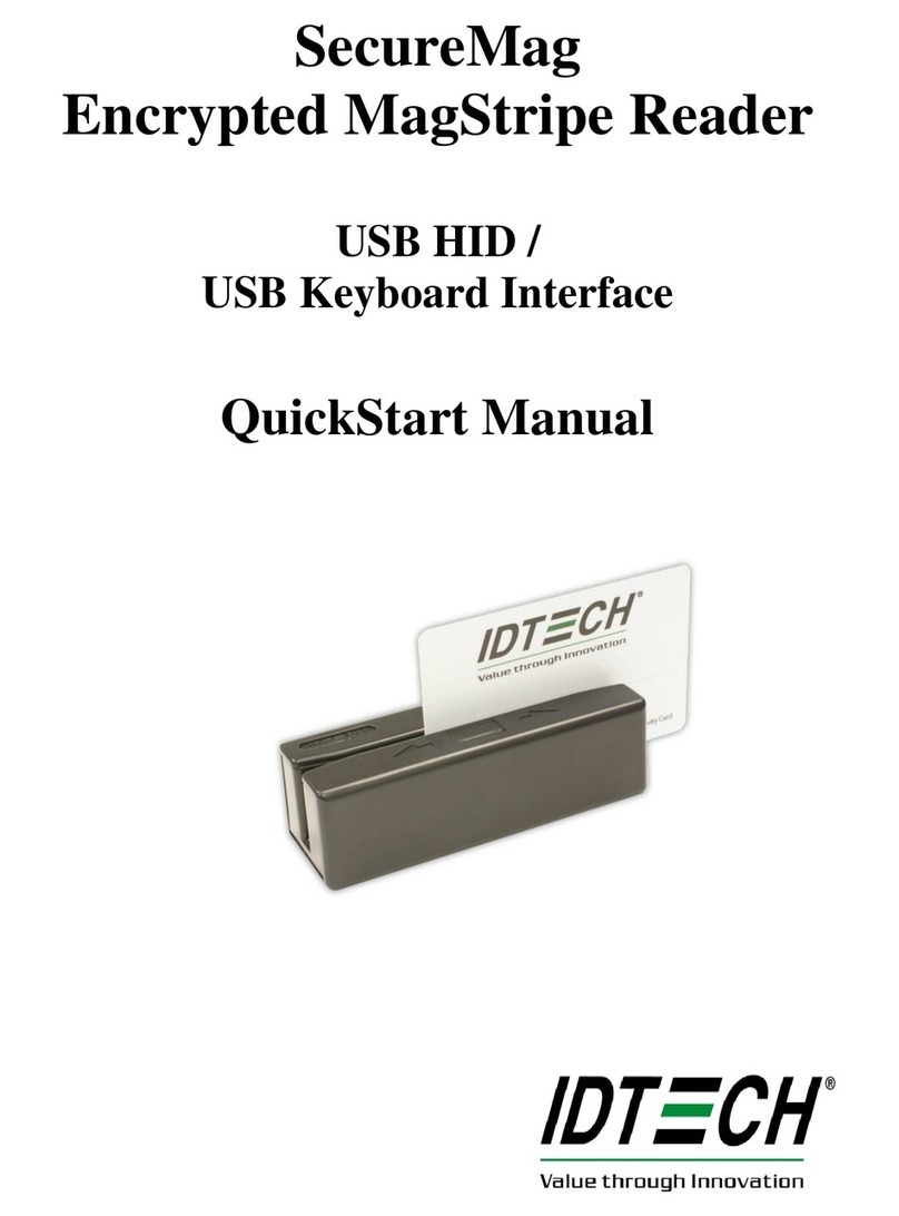 IDTECH SecureMag Quick start manual