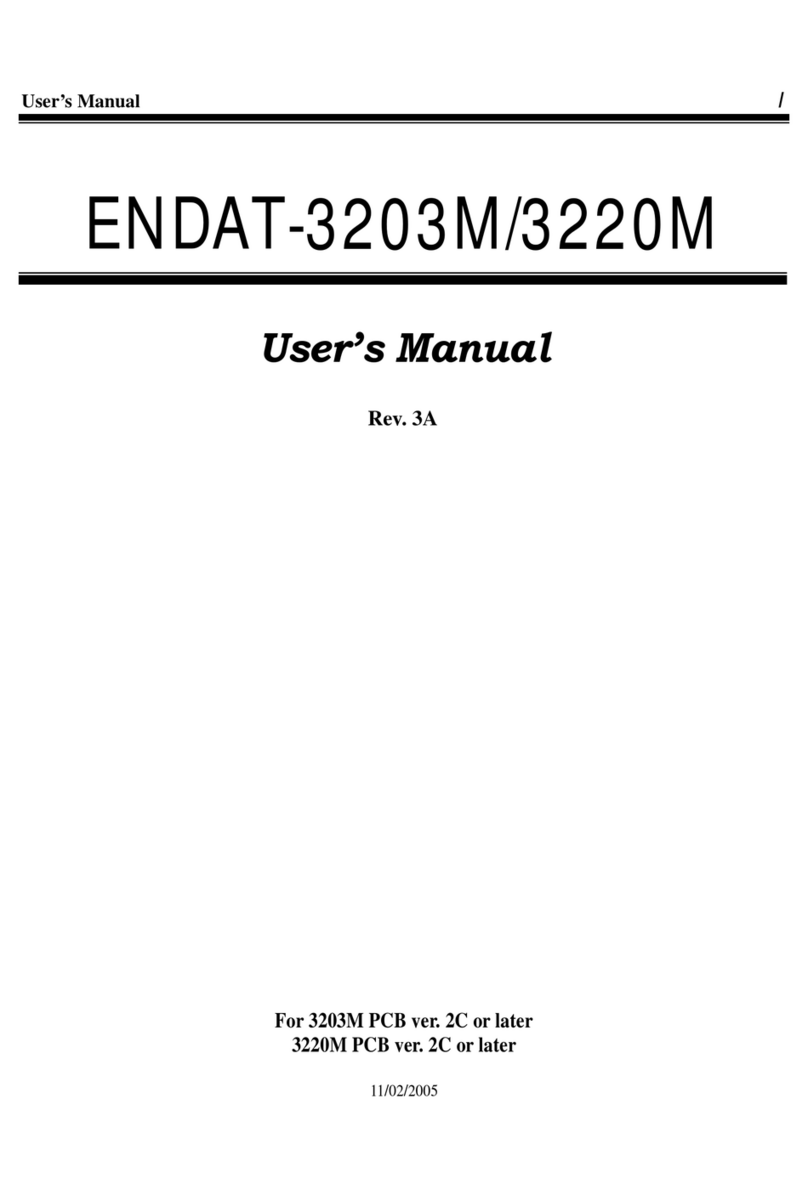 Unicorn ENDAT-3203M User manual Unicorn ENDAT-3203M User manual