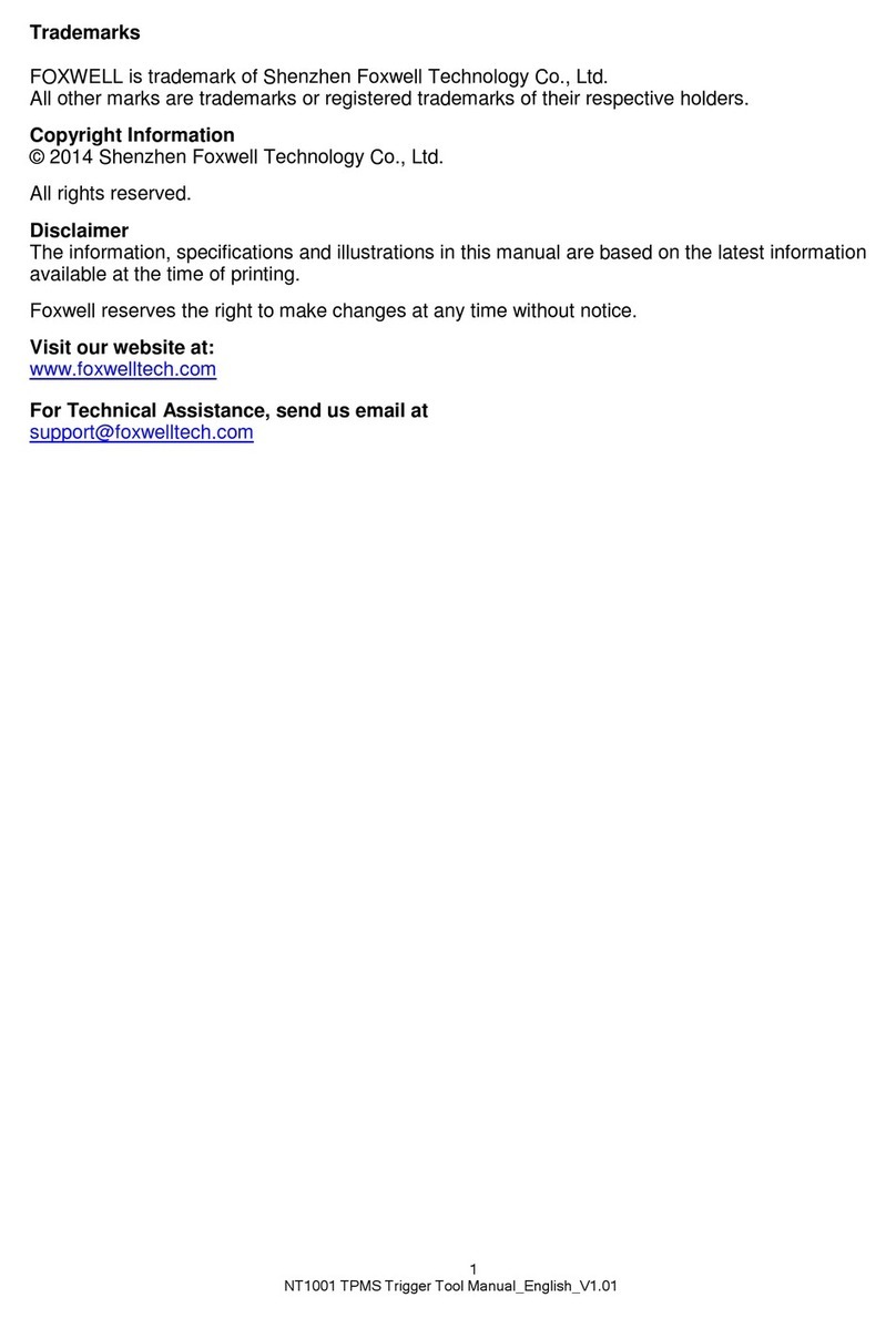 Foxwell NT1001 manual
