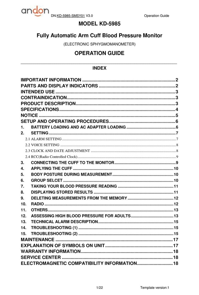 Andon KD-5985 User manual