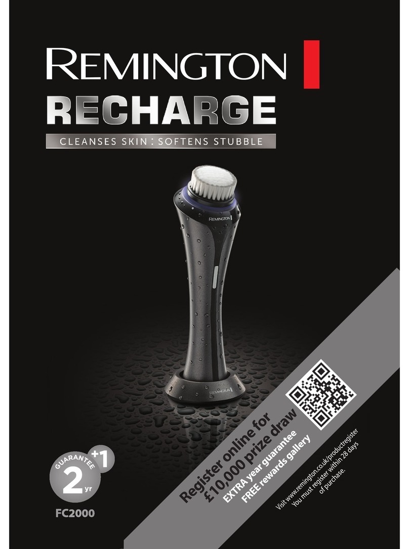 Remington RECHARGE FC2000 User manual Remington RECHARGE FC2000 User manual