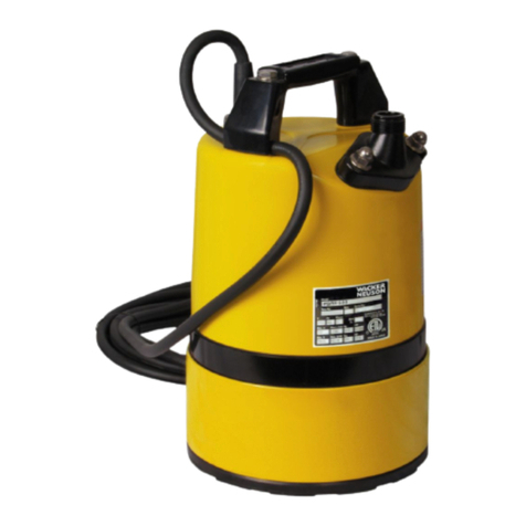 Wacker Neuson PSR1 500 Operator's manual