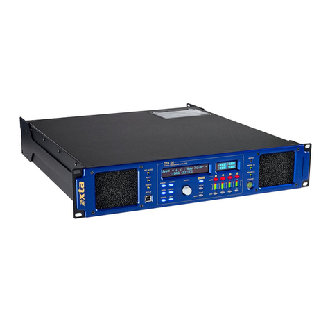 XTA DPA SERIES Operator's manual
