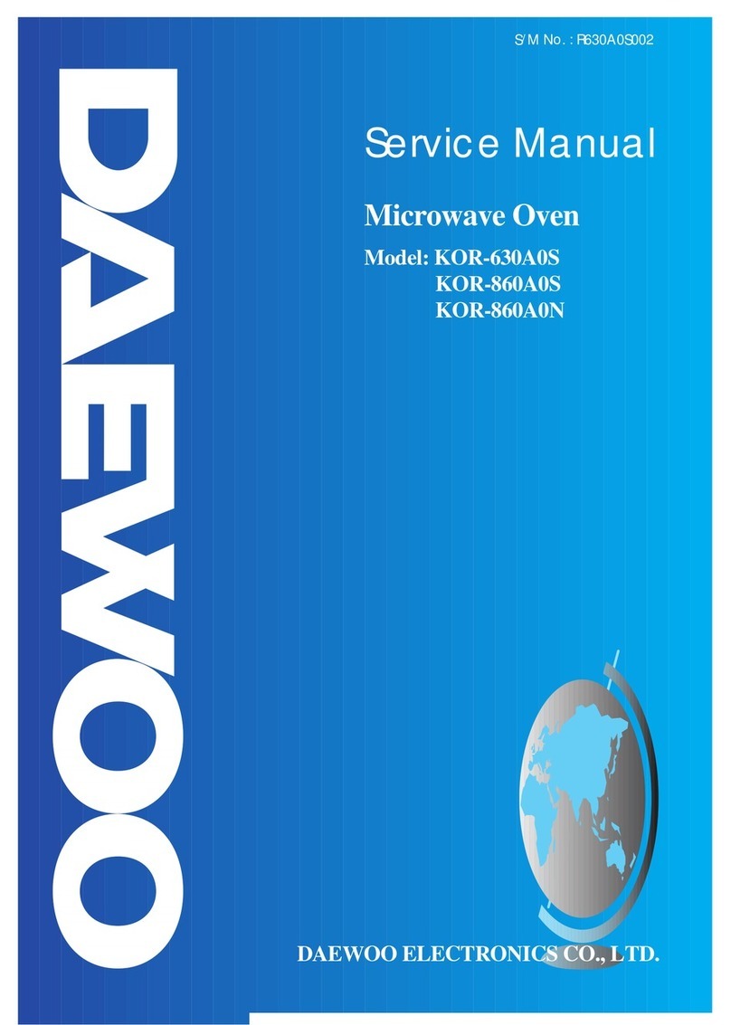 Daewoo KOR-630A0S Service manual