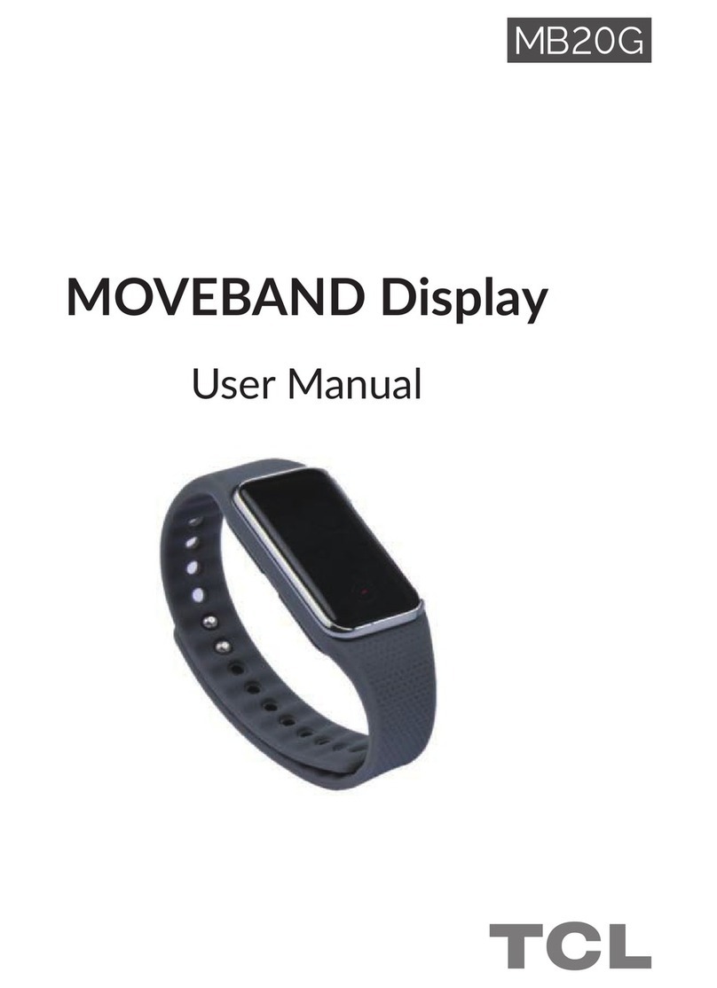 TCL MB20G MOVEBAND Display User manual
