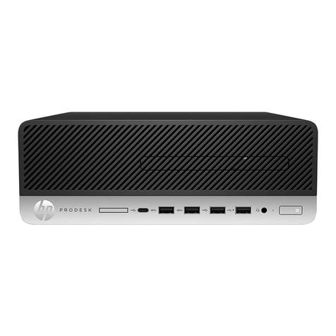 HP ProDesk 600 G3 SFF Business PC Operating and maintenance manual