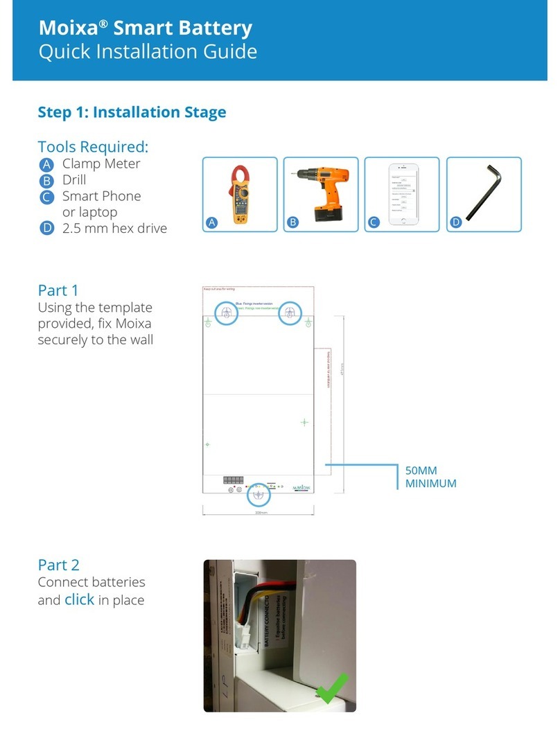 MOIXA Smart Battery Quick installation guide