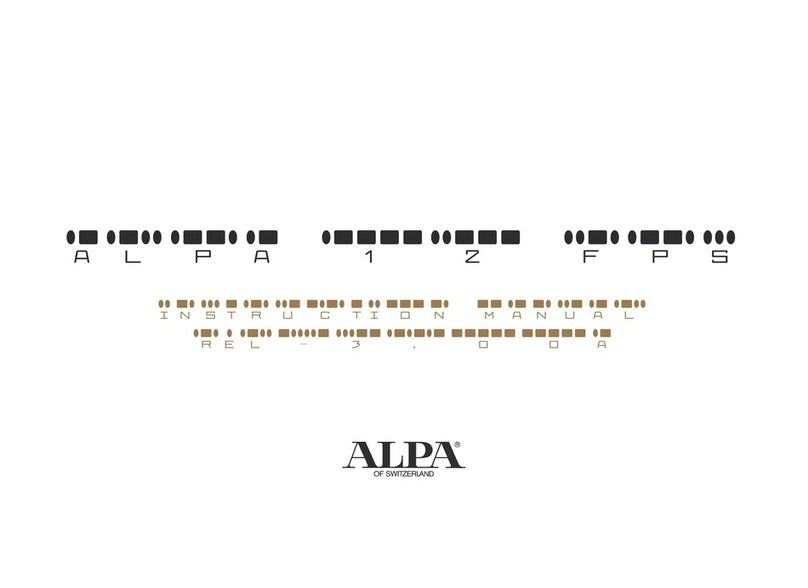 ALPA 12 FPS instruction manual