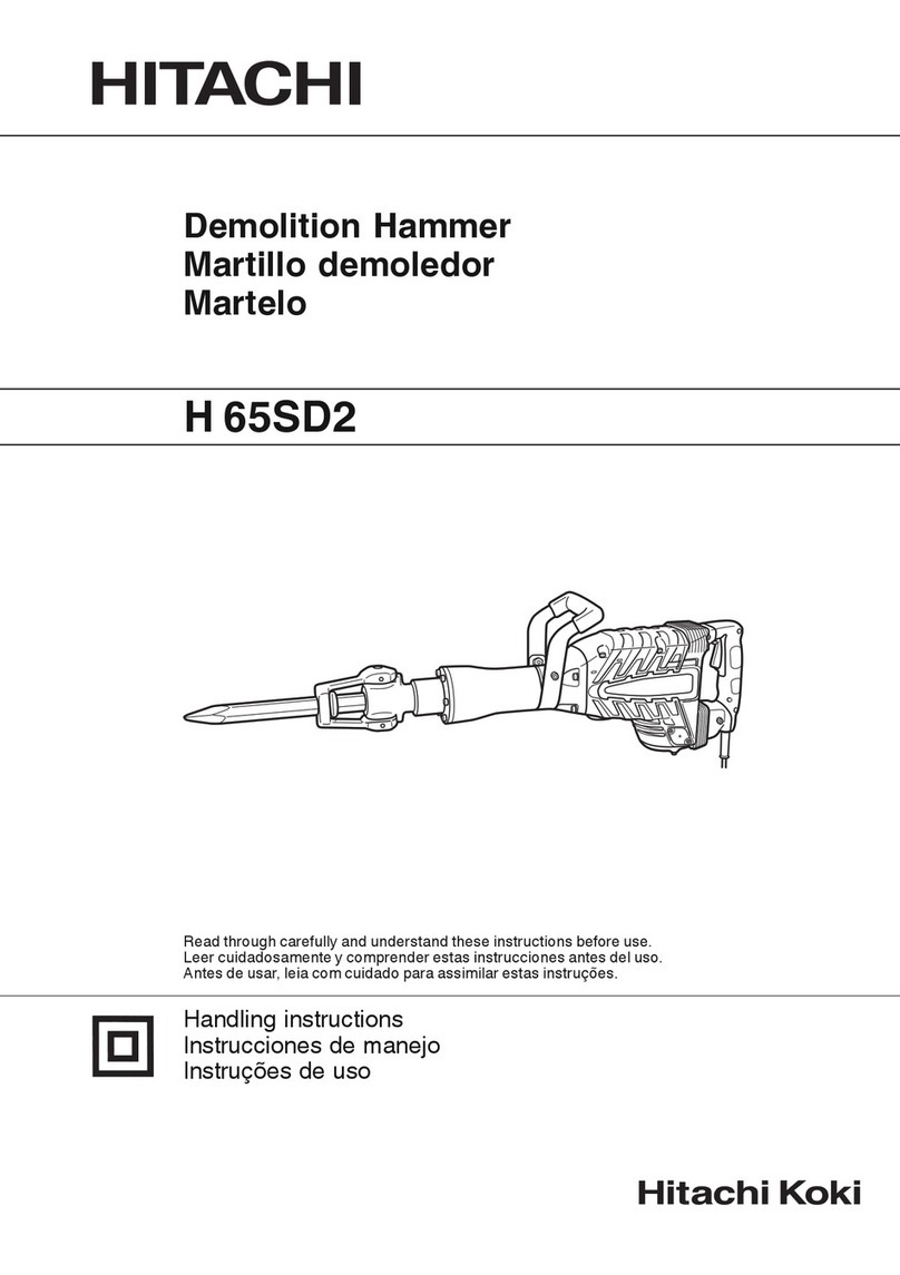 Hitachi H 65SD2 Handling instructions