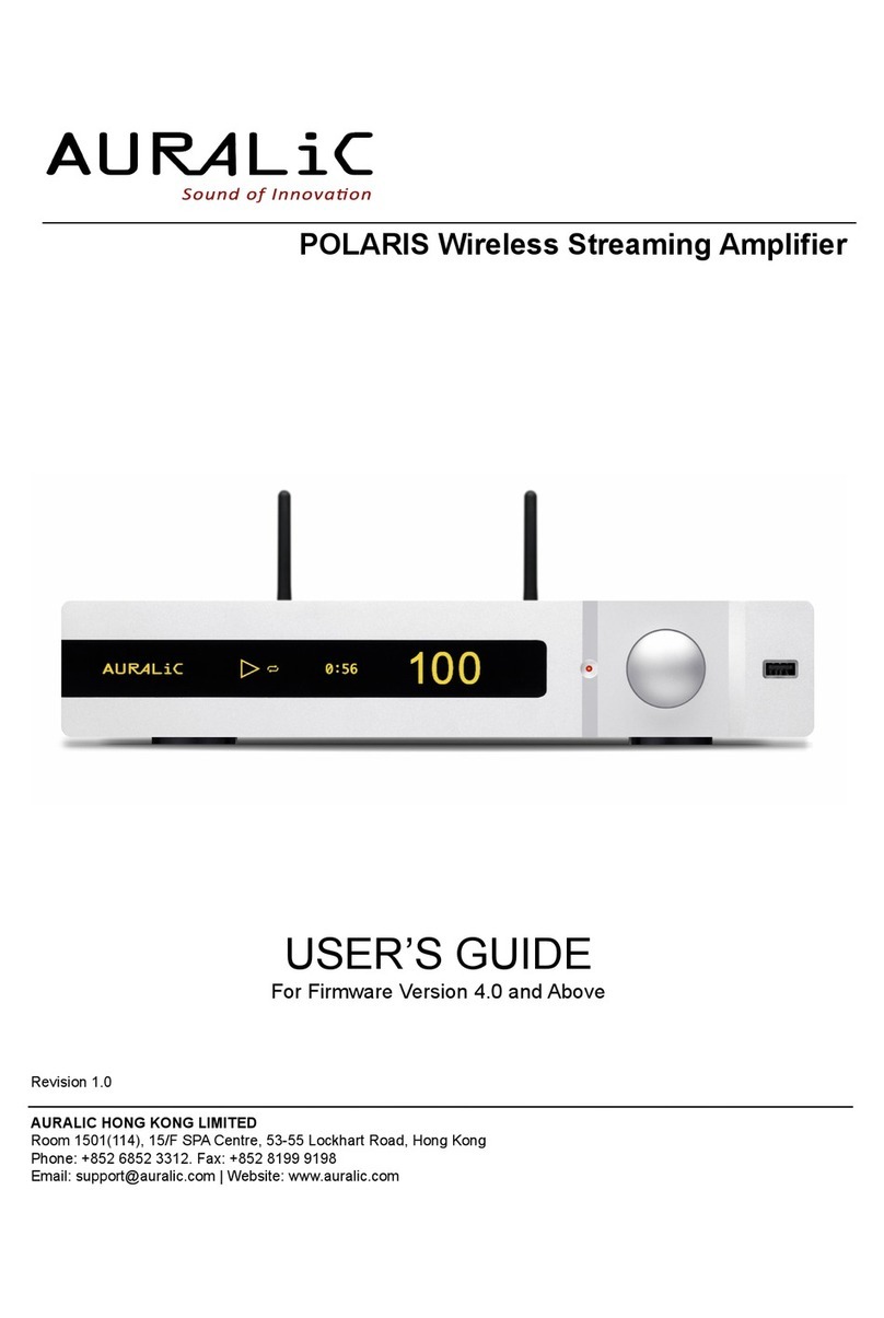 Auralic POLARIS User manual