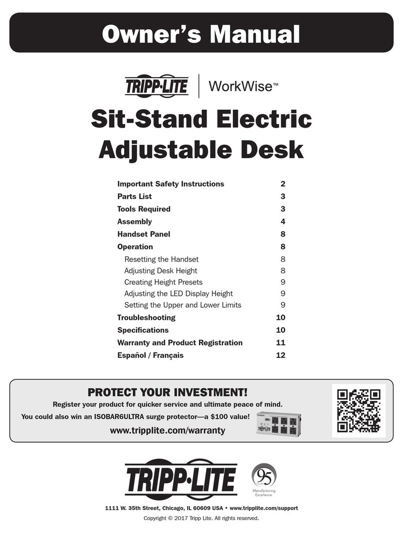 Tripp Lite WorkWise owner's manual Tripp Lite WorkWise owner's manual