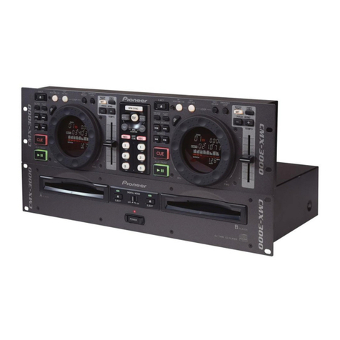 Pioneer CMX-3000 User manual