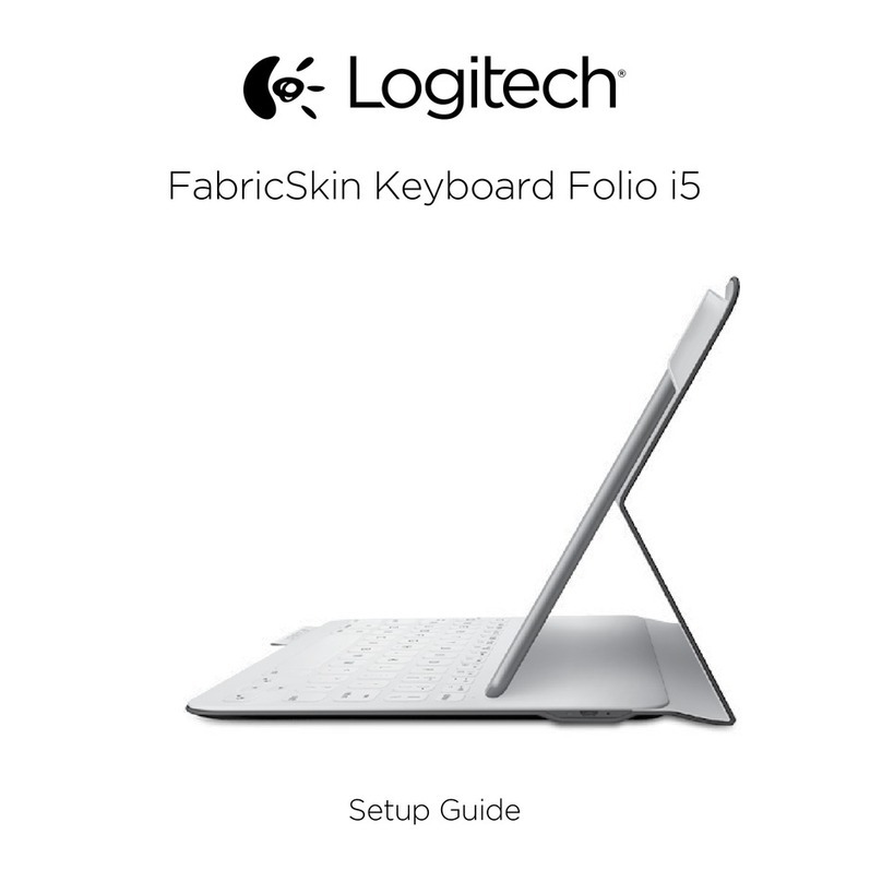 Logitech FabricSkin i5 User manual Logitech FabricSkin i5 User manual