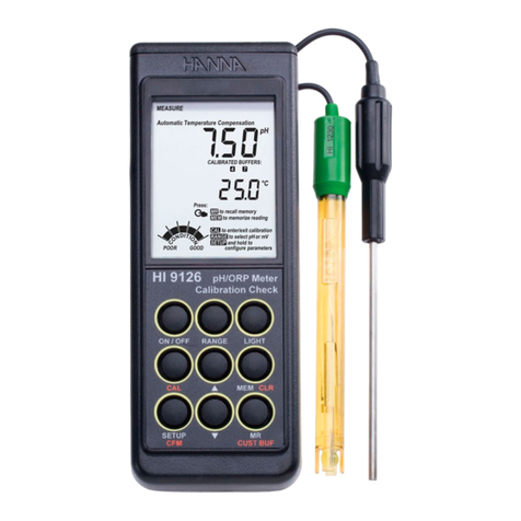 Hanna Instruments HI 9126 User manual