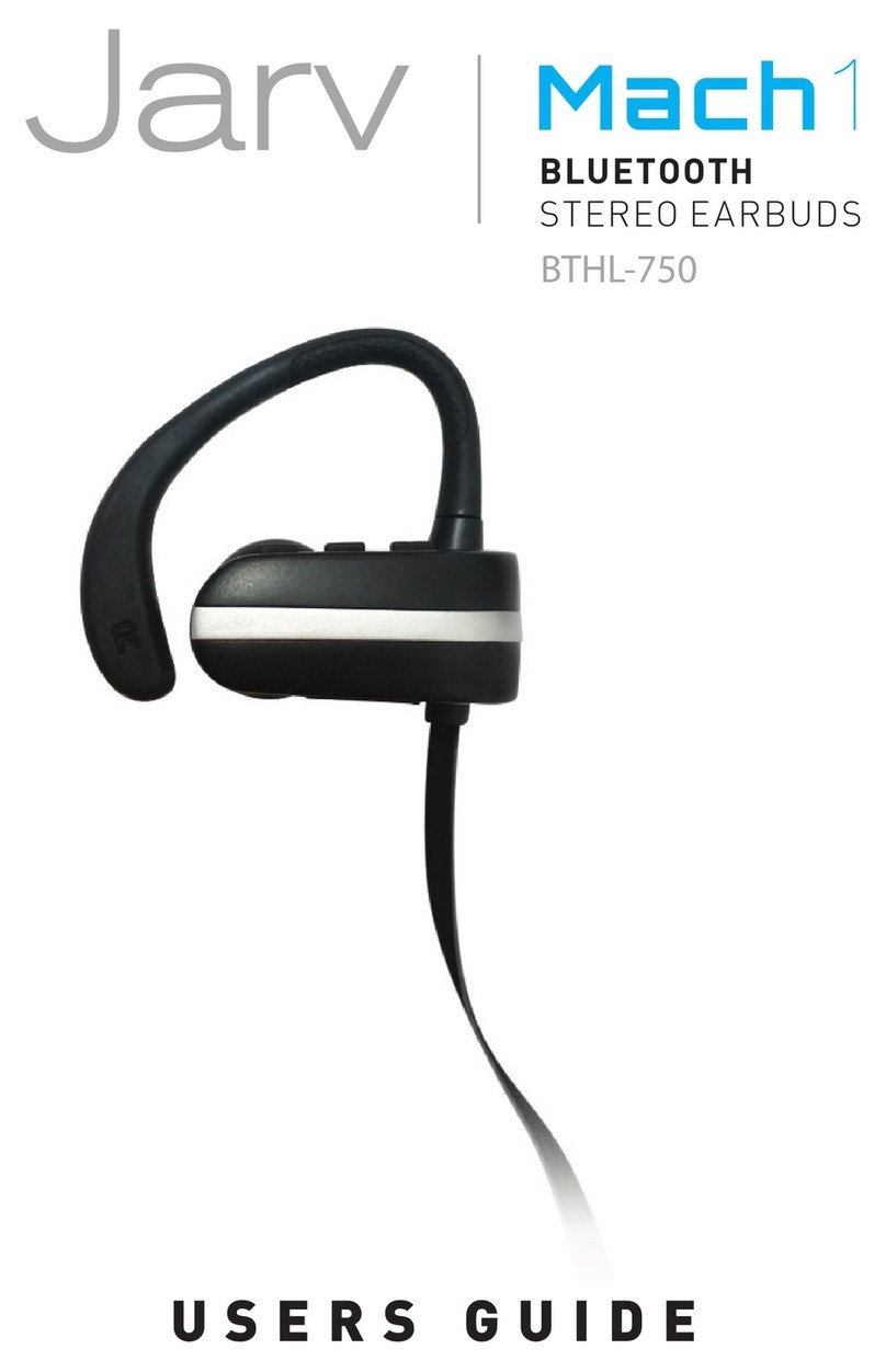 Jarv Mach 1 BTHL-750 user guide