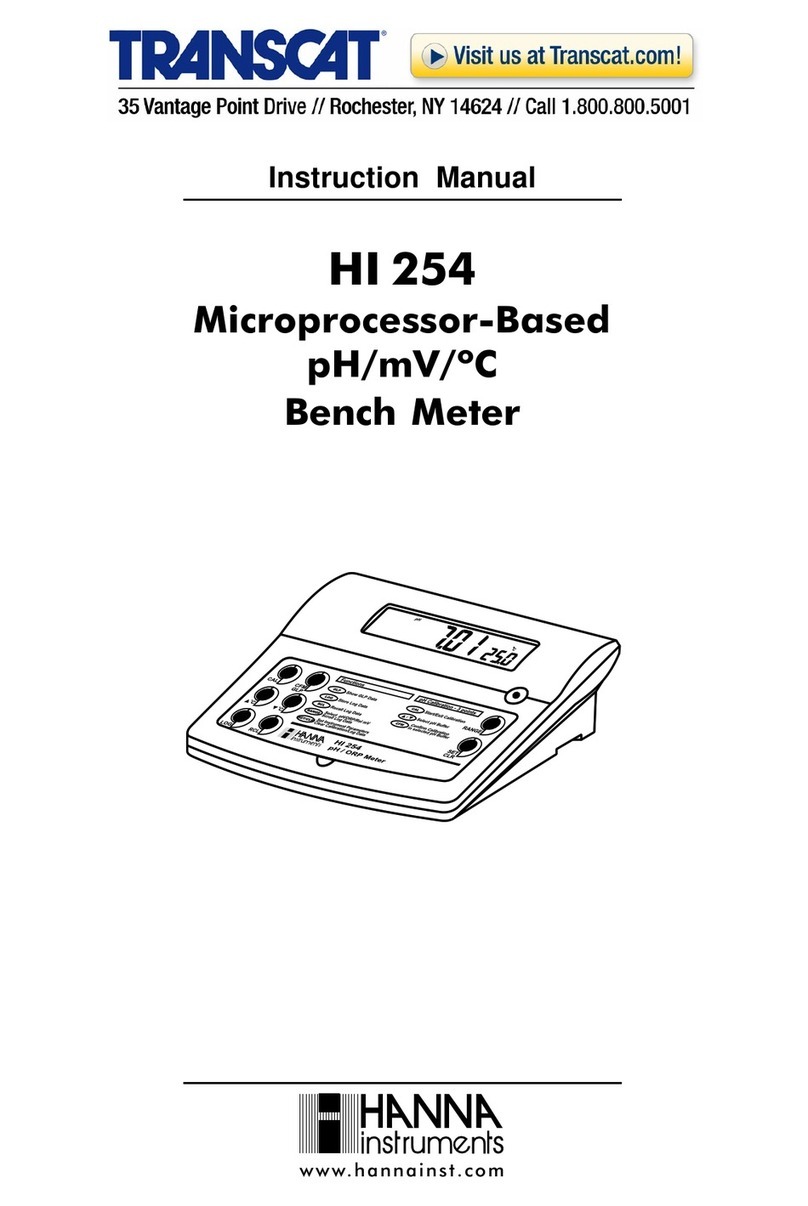 Hanna Instruments HI 254 User manual