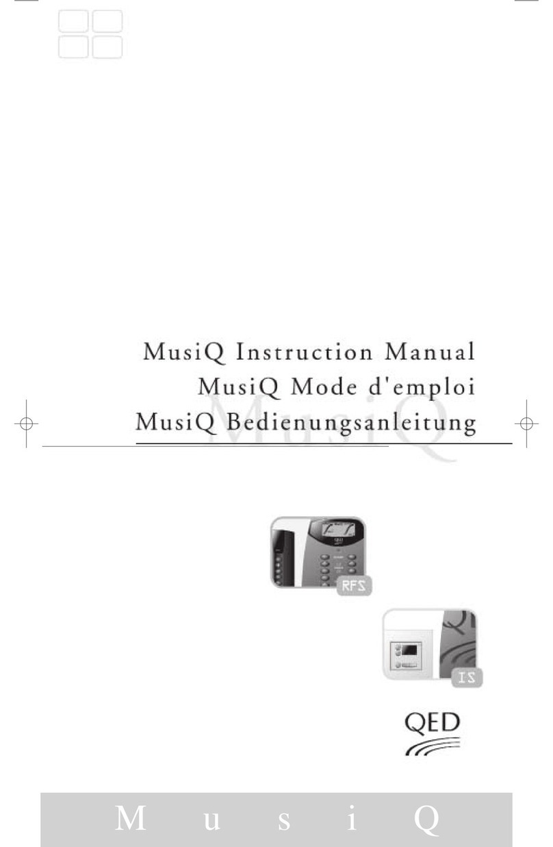 QED MusiQ RFS User manual