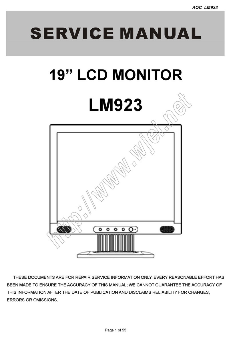 AOC LM923 User manual