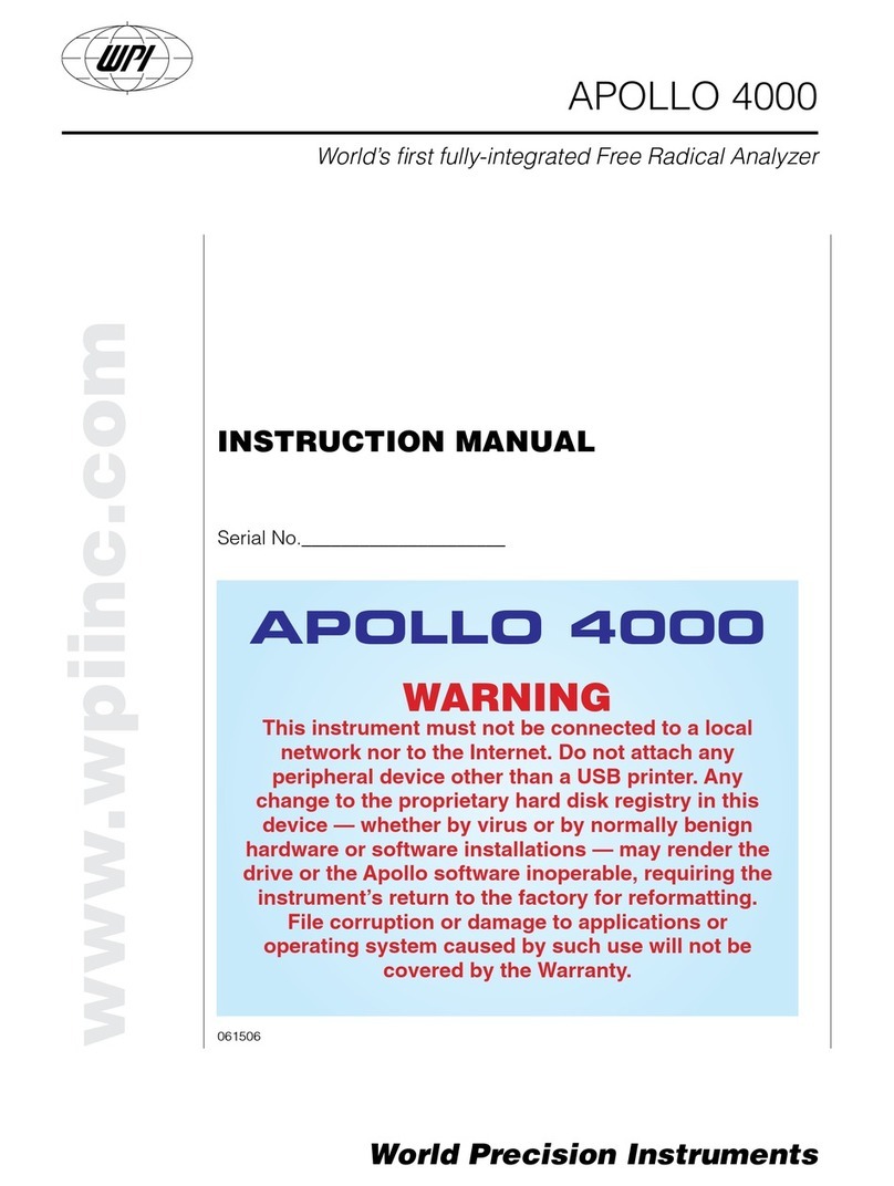 WPI APOLLO 4000 instruction manual
