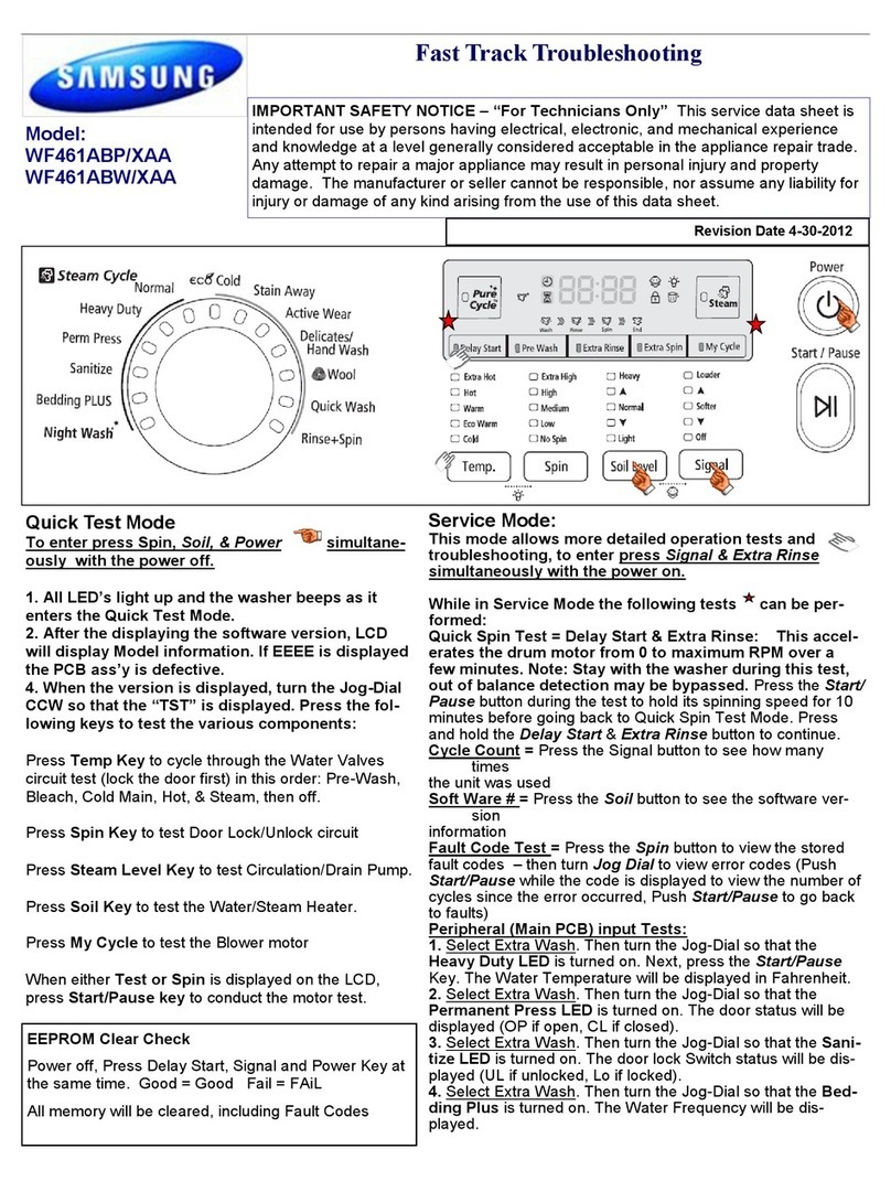 Samsung WF461ABP/XAA User manual