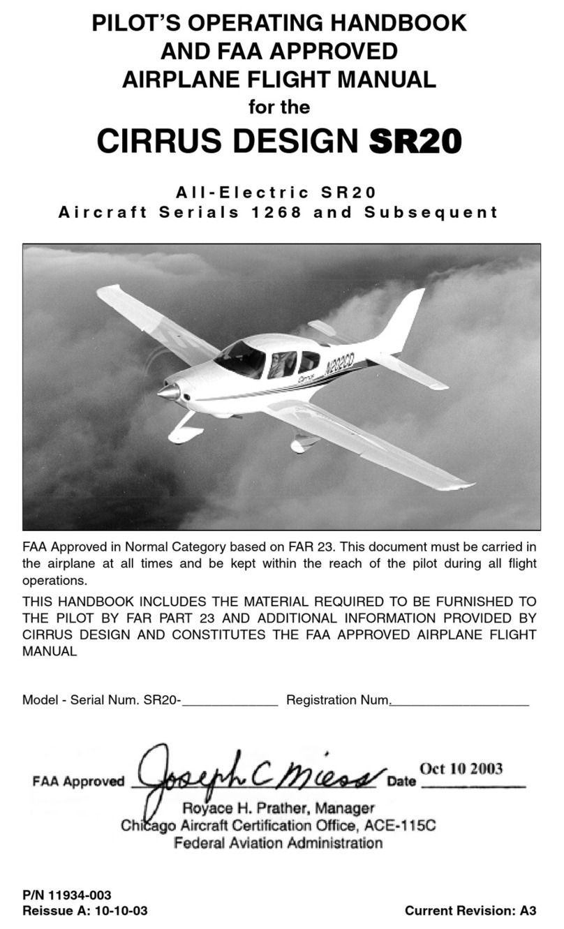 CIRRUS DESIGN SR20 Pilot operating handbook