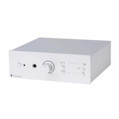 Box-Design Pro-Ject Pre Box DS2 Digital User manual