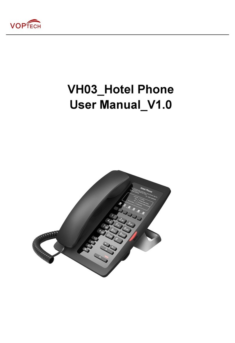 voptech VH03 User manual