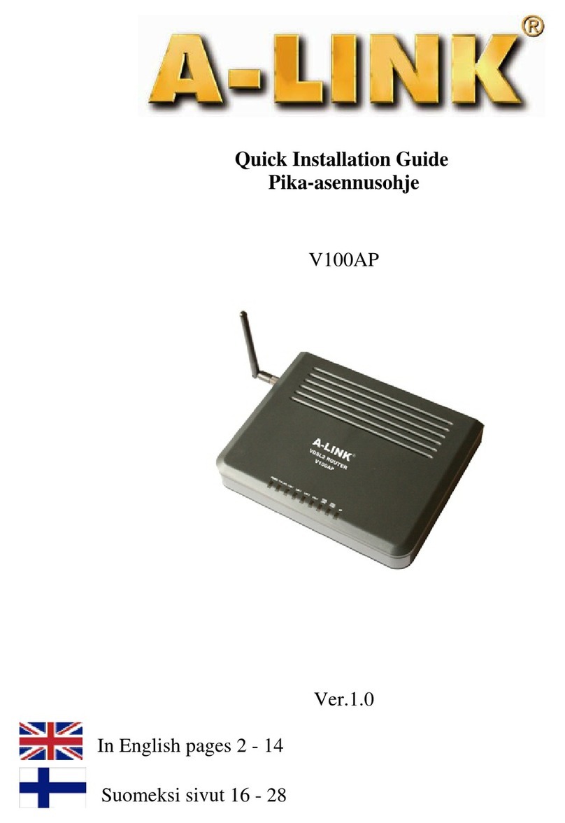 Alink V100AP User manual