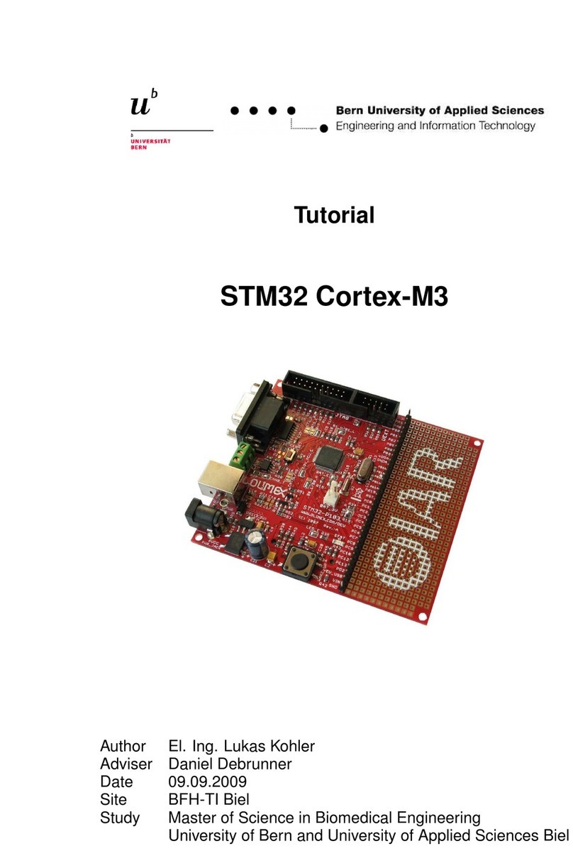 STMicroelectronics STM32 Cortex-M3 User manual