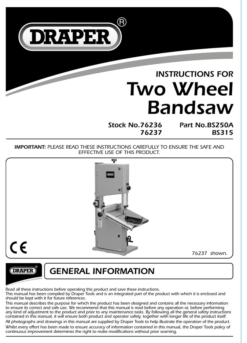 Draper BS250A User manual Draper BS250A User manual