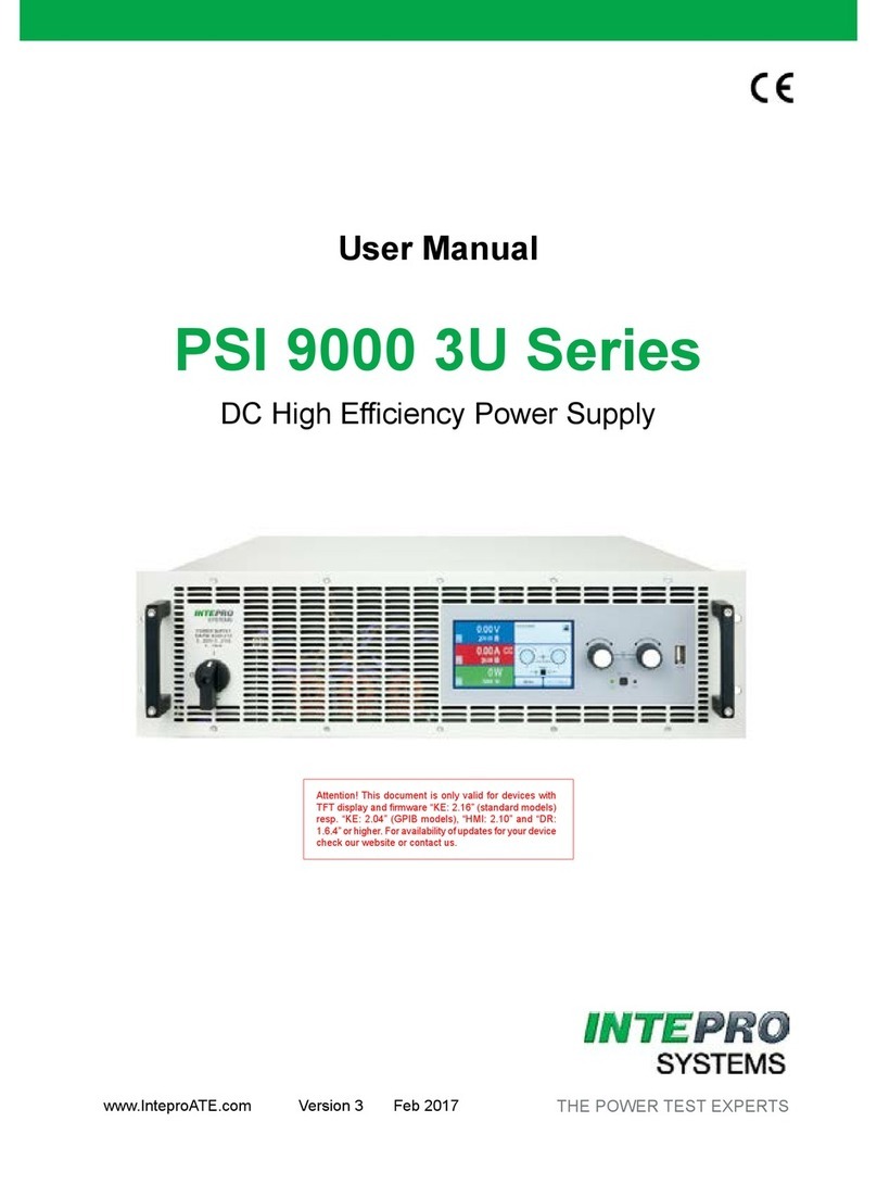 Intepro PSI 9040-170 3U user manual