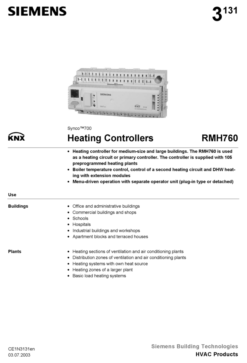Siemens RMH760 User manual