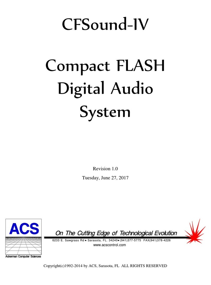 ACS CFSound-IV manual