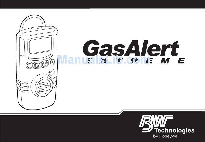 BW Technologies GasAlert Extreme User manual BW Technologies GasAlert Extreme User manual
