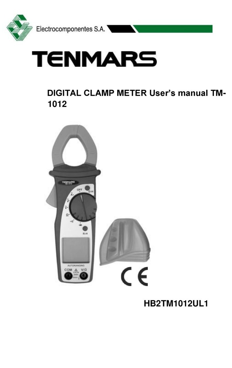 Tenmars TM-1012 User manual