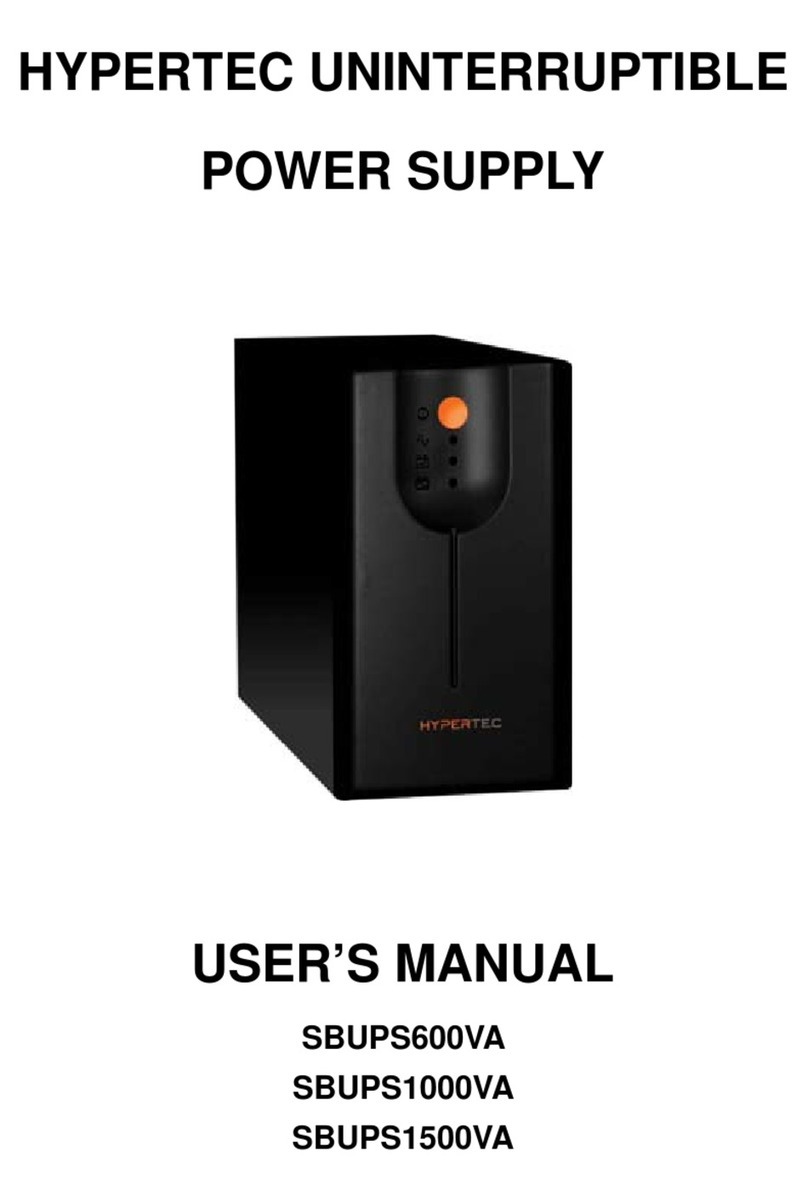 Hypertec SBUPS600VA user manual