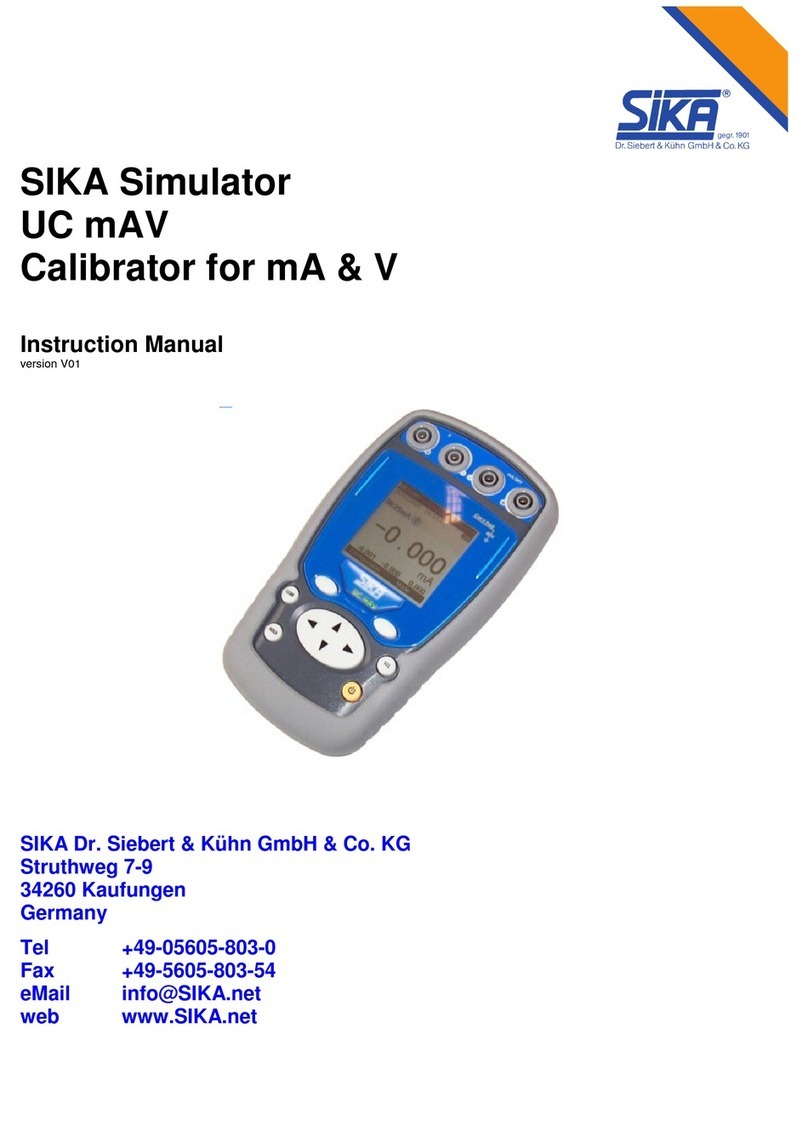 SIKA Simulator UC mAV instruction manual