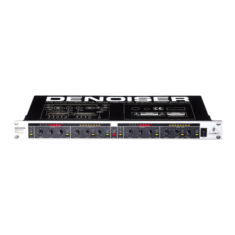 Behringer Denoiser SNR2000 User manual