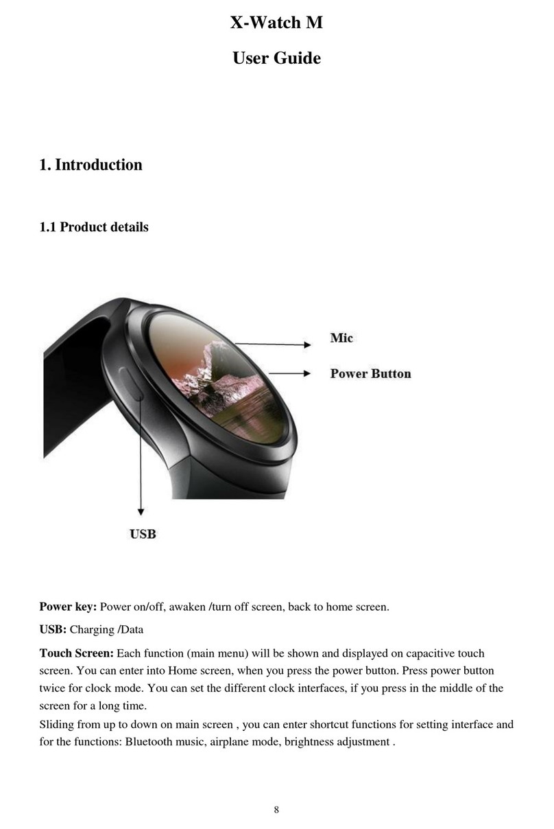 Evolio X-Watch M user guide