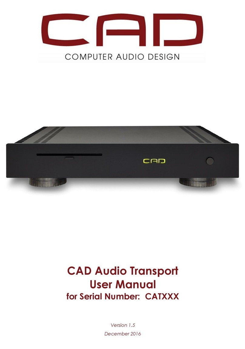 CAD CAT SERIES user manual