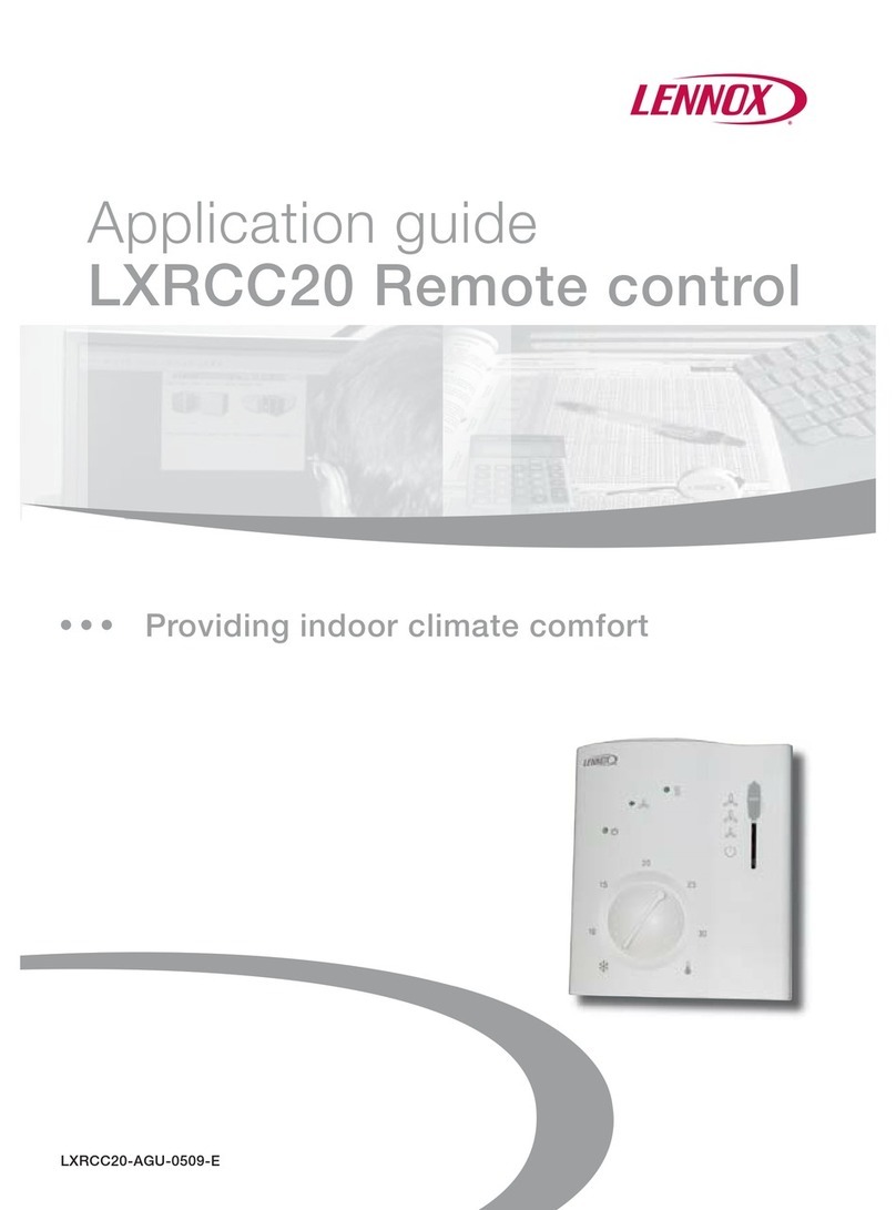Lennox LXRCC20 User guide Lennox LXRCC20 User guide