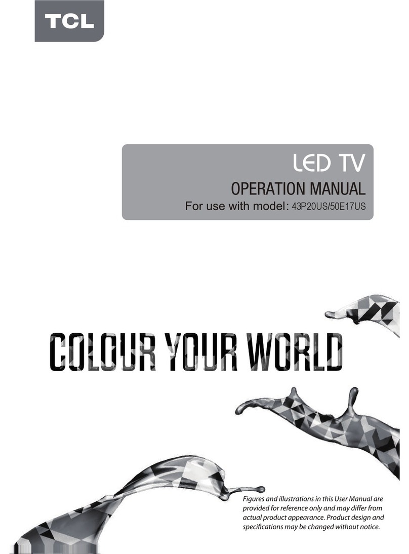 TCL 43P20US/50E17US User manual