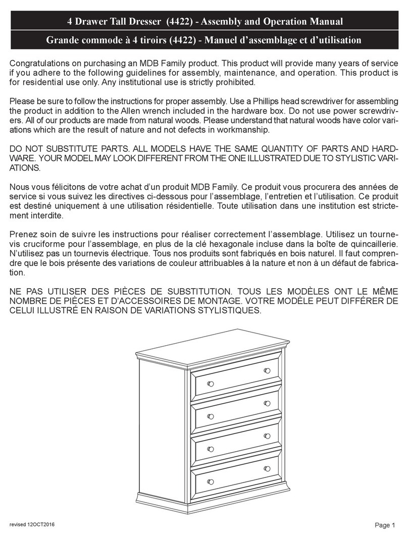 DaVinci 4422 Assembly and operation manual