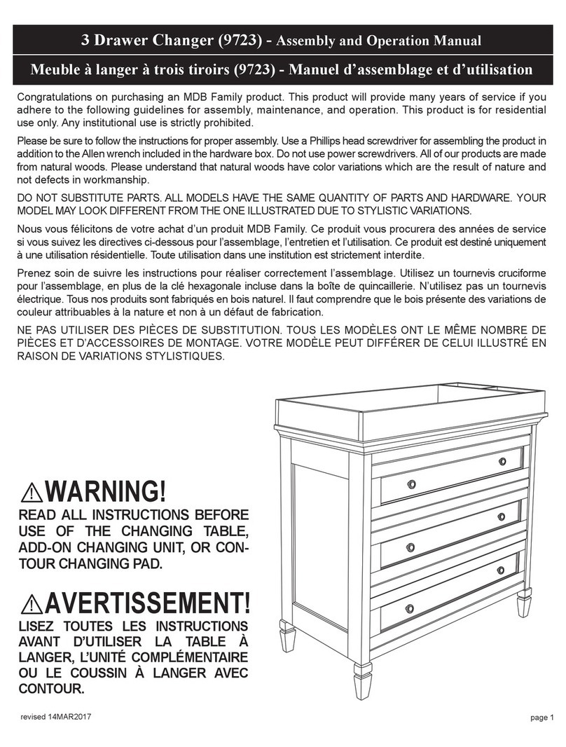 DaVinci 9723 Assembly and operation manual